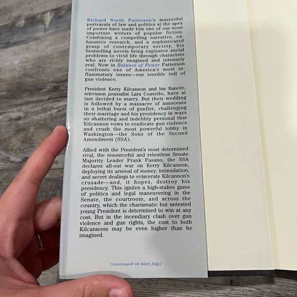 Balance of Power by Richard North Patterson Hardback - Picture 2 of 5
